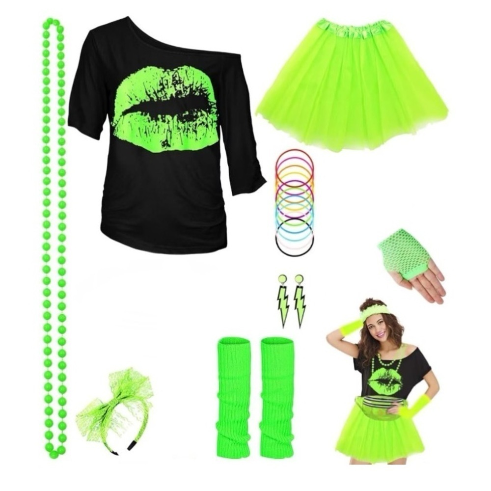 NWOT Retro 80s-90s Outfit/Costume